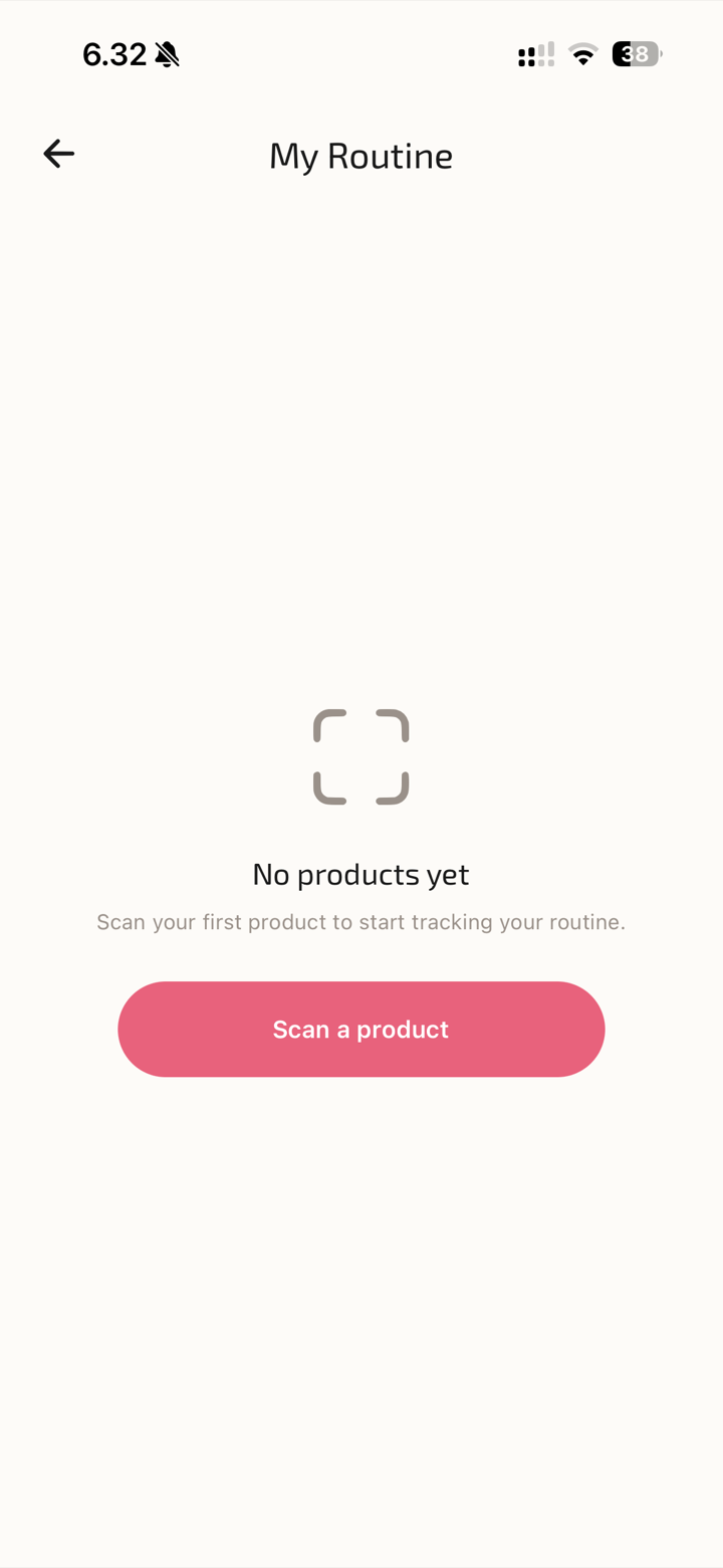 ruwth routine: scan your products to start tracking